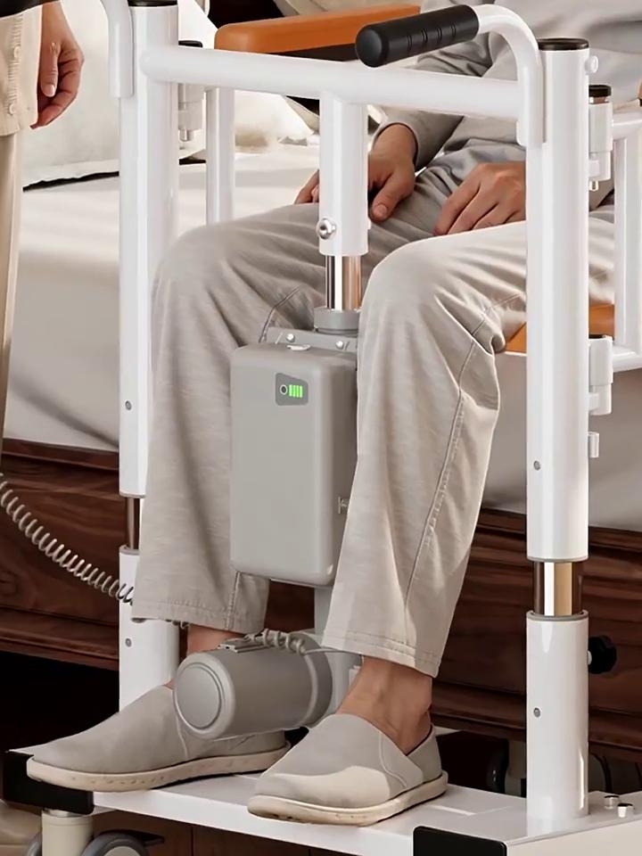 Ship from Taiwan, Multi-function Patient Lifter, Transfer Aid, Lifting Assist Device, Care Helper for Disabled & Bedridden Patients, Bath Chair, Toilet Chair, Commode Chair, Patient Transfer Device
